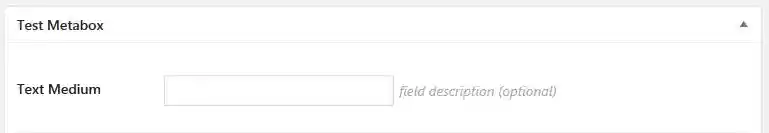 Screenshot of text_small CMB field type
