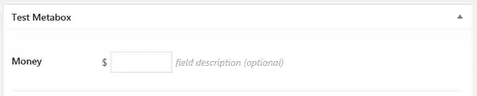 Screenshot of text_small CMB field type