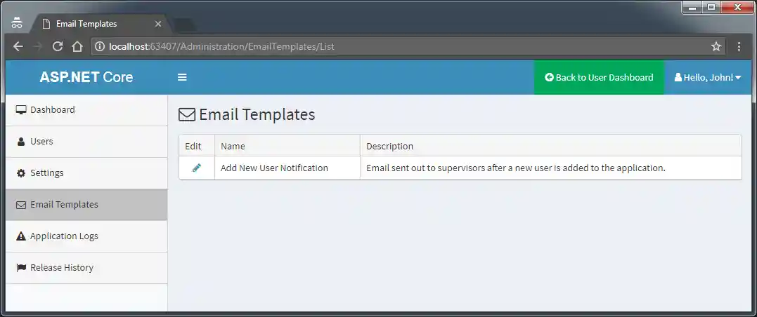 Admin Email Templates Admin Email Templates