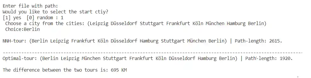 Beispiel Programmeingabe