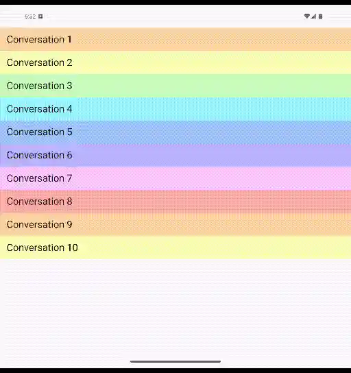 Custom layout example