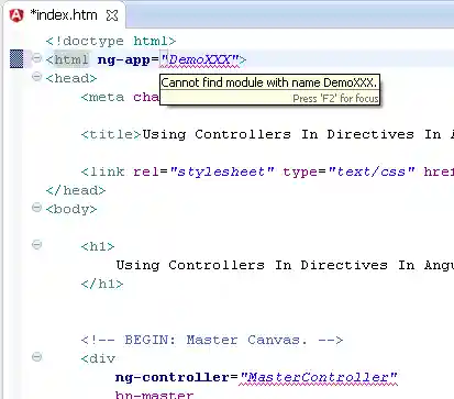 Validation error with module