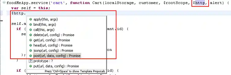 JS Angular Completion Http