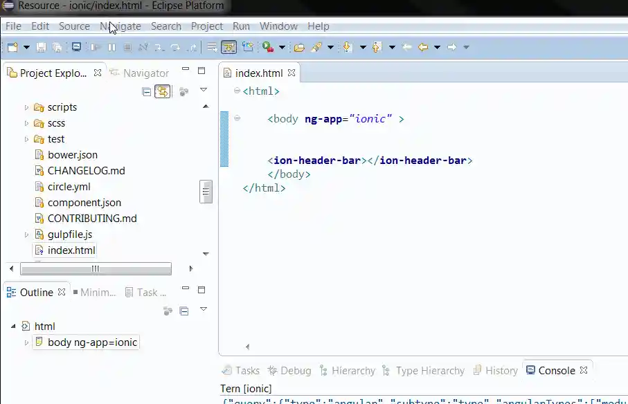 Open Angular Element
