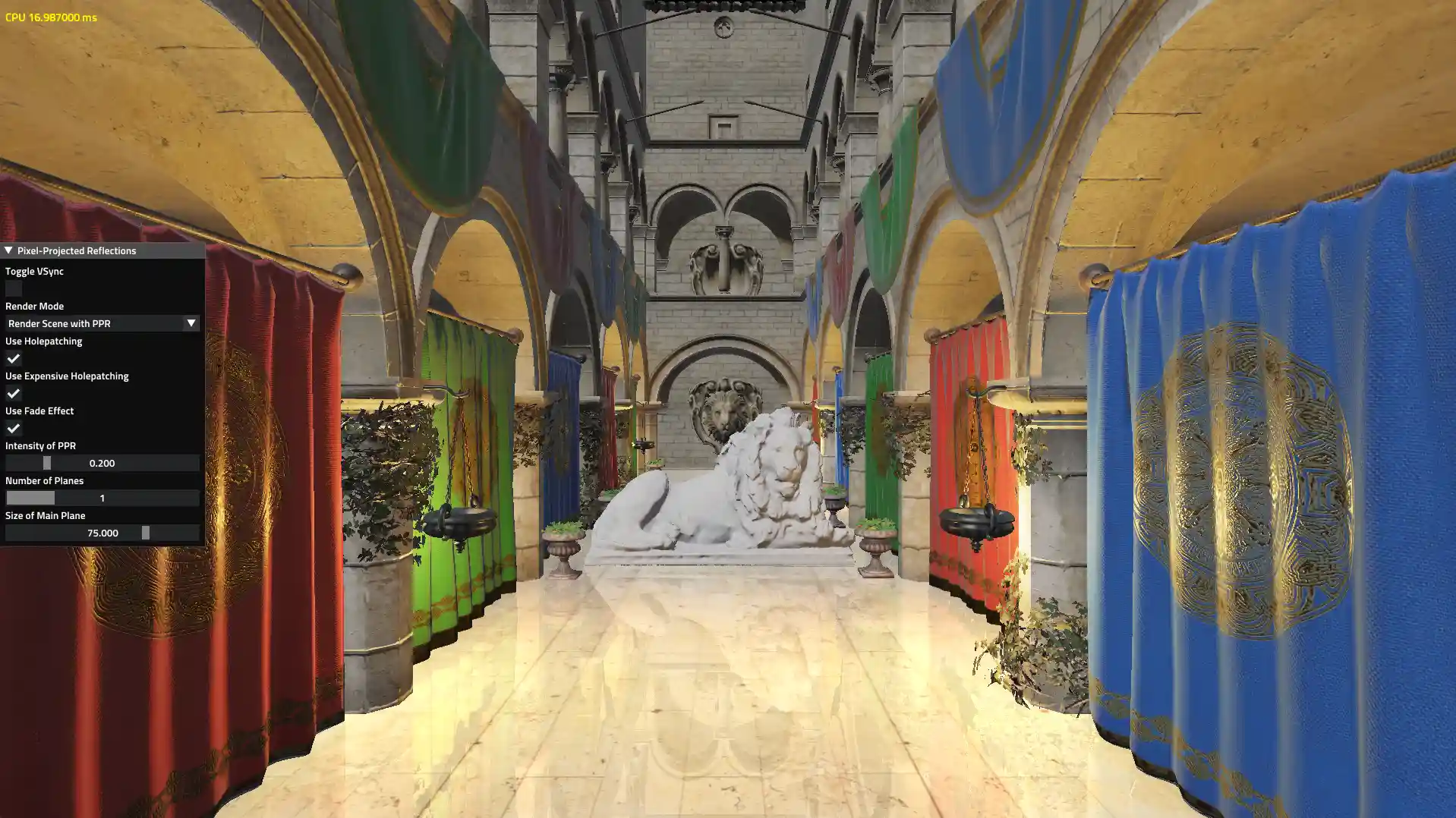 Image of the Pixel-Projected Reflections Unit test