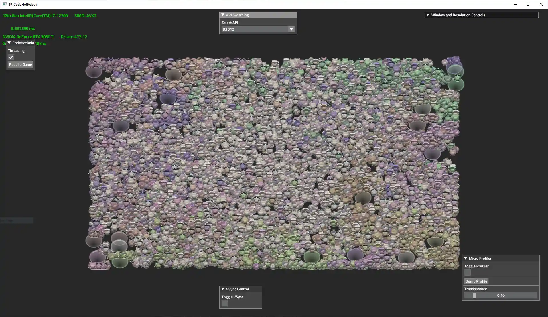 C Code Hot Reloading Unit test