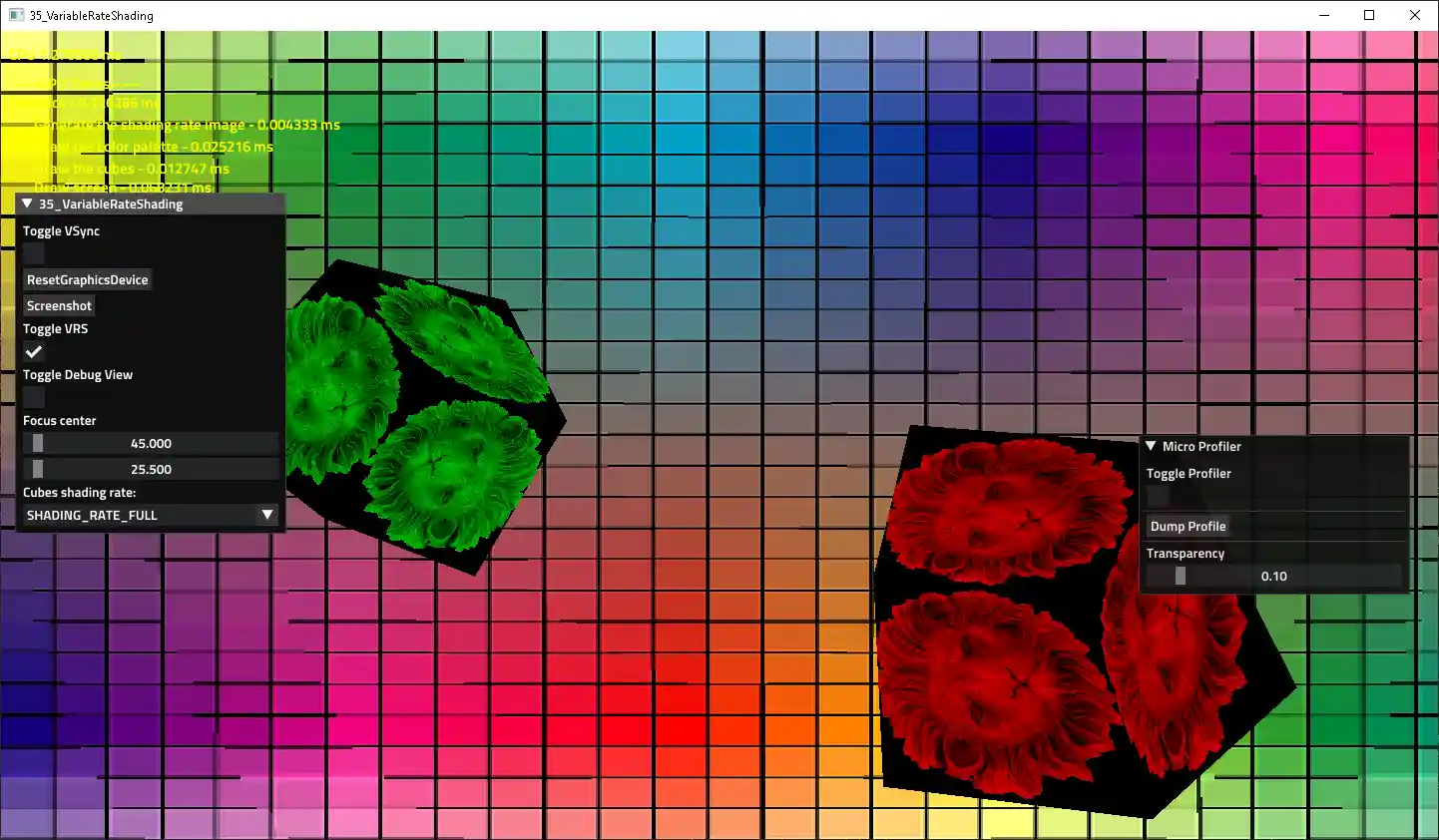 Per-draw Shading Rate