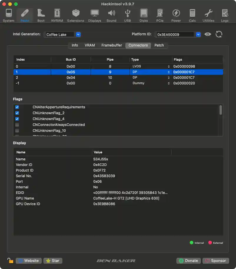 Hackintool Screenshot 3