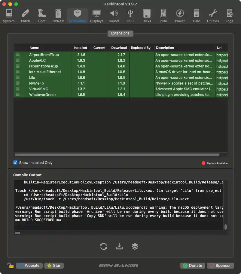Hackintool Screenshot 6