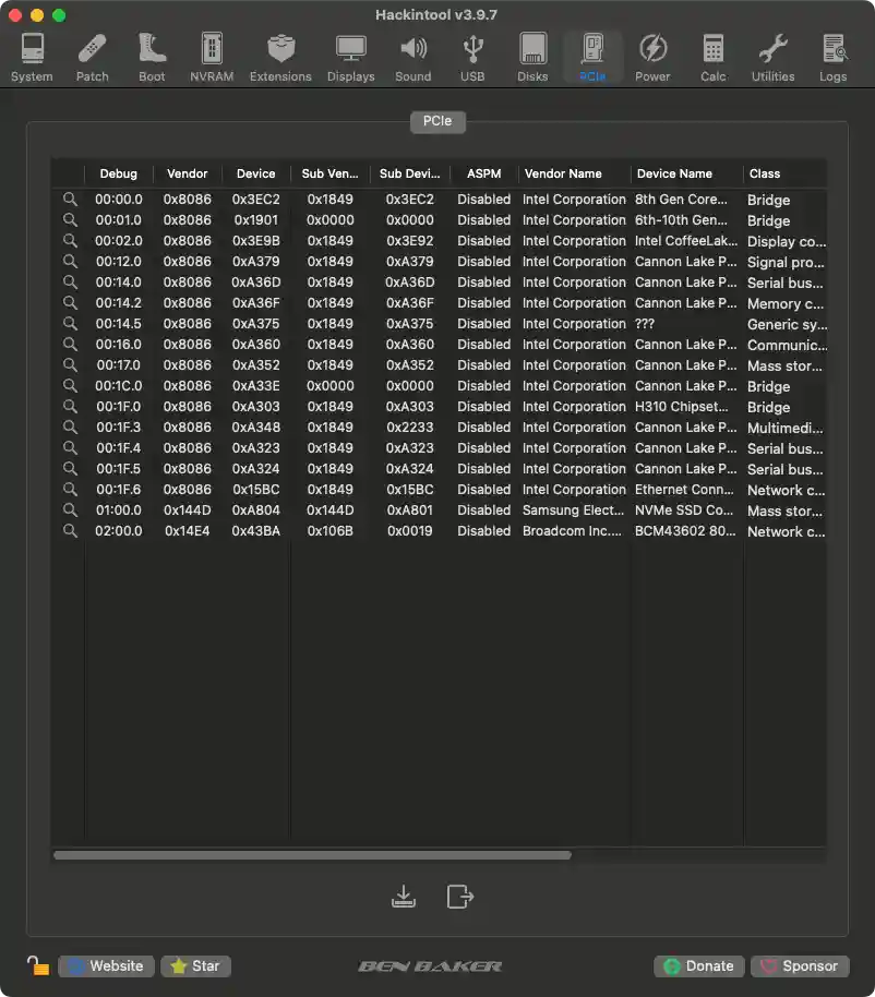 Hackintool Screenshot 11