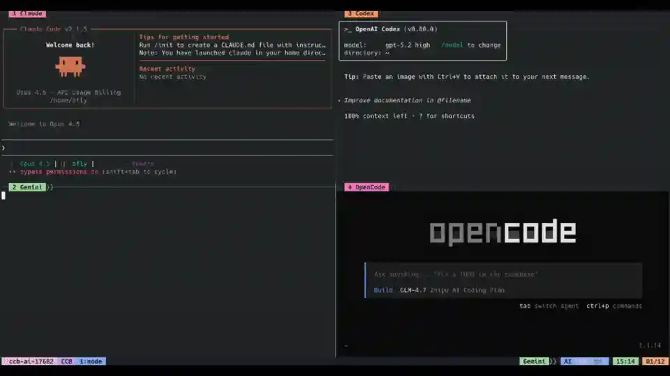 Any-terminal collaboration demo