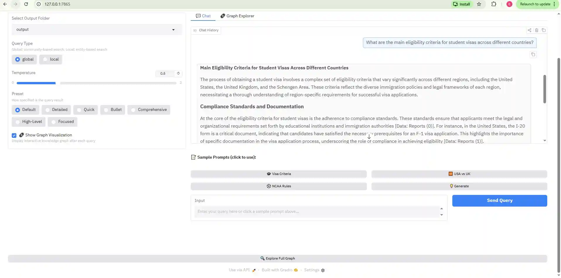 Chat Interface