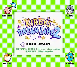 Kirby's Dreamland 2
