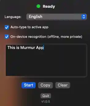 Murmur App Interface