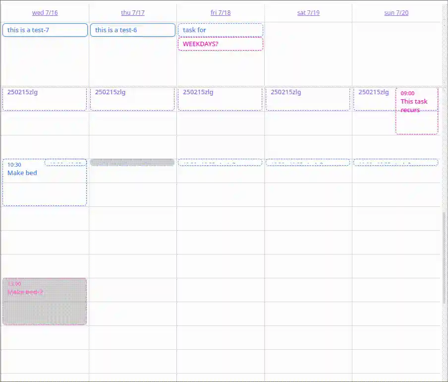 Screenshot of TaskNotes plugin