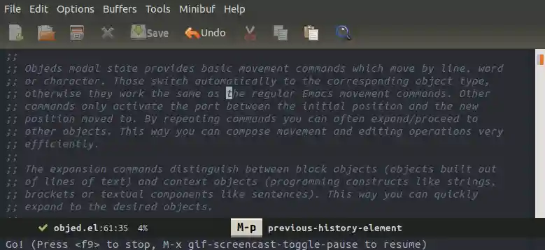 Select current object type with avy