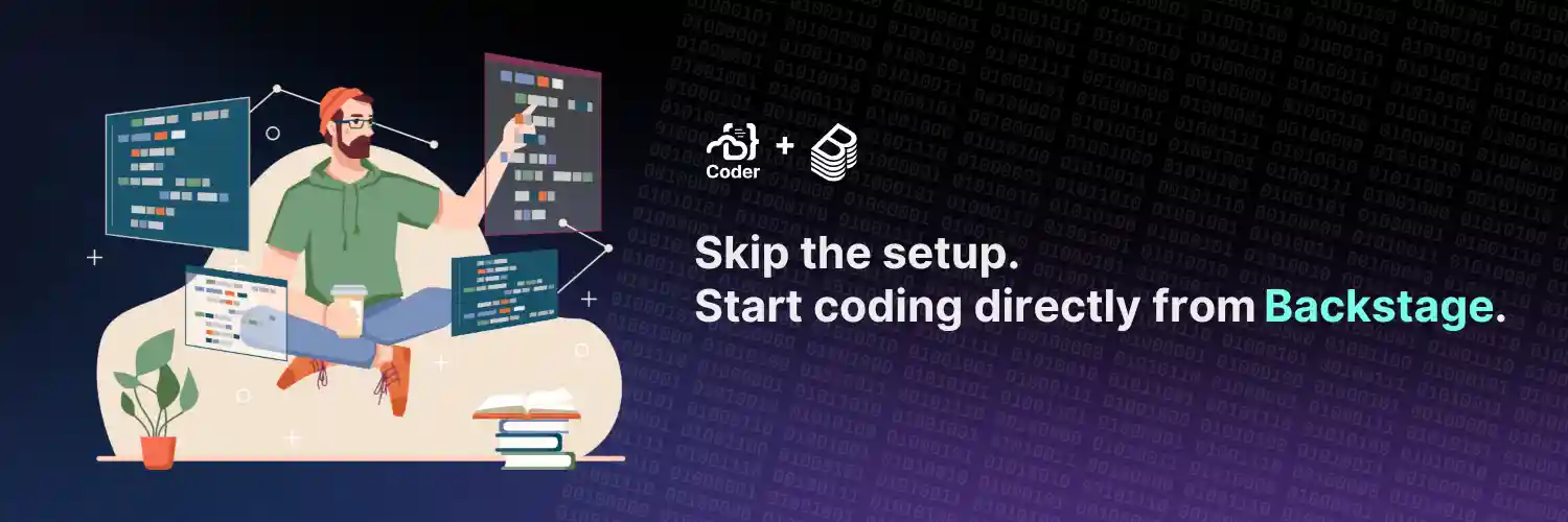 Official Coder plugins for Backstage
