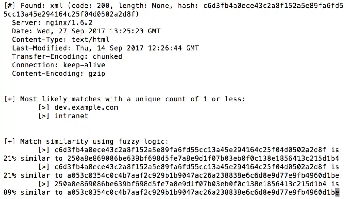 VHOSTScan Fuzzy Logic Example