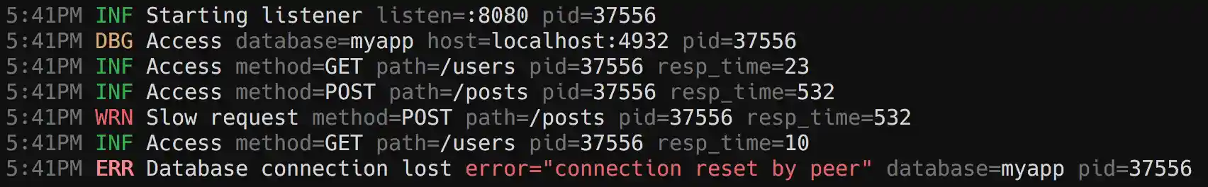 Pretty Logging Image