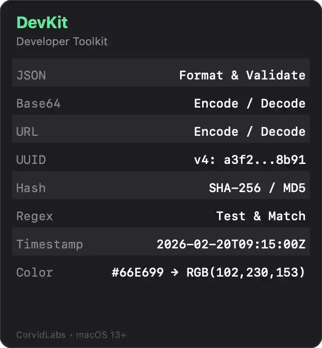 DevKit Screenshot