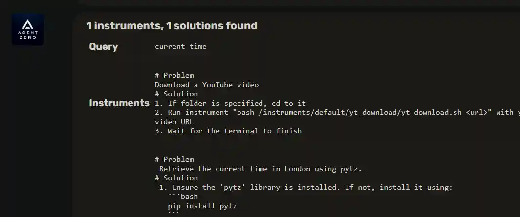 Utility Message with Solutions