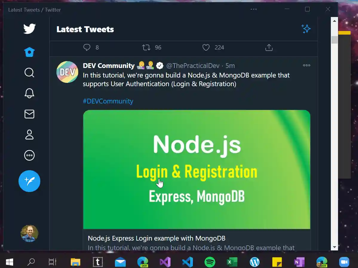 Select text from a region