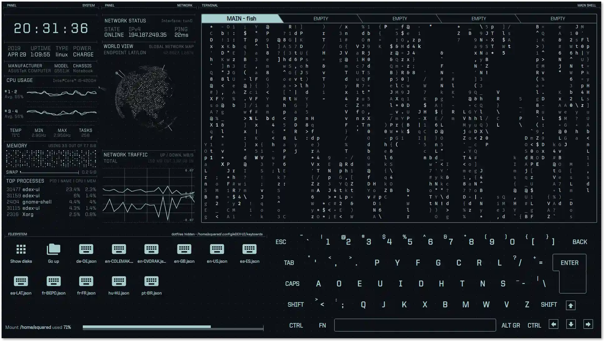 Disrupted screenshot