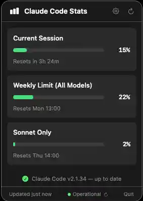 Claude Code Stats Screenshot