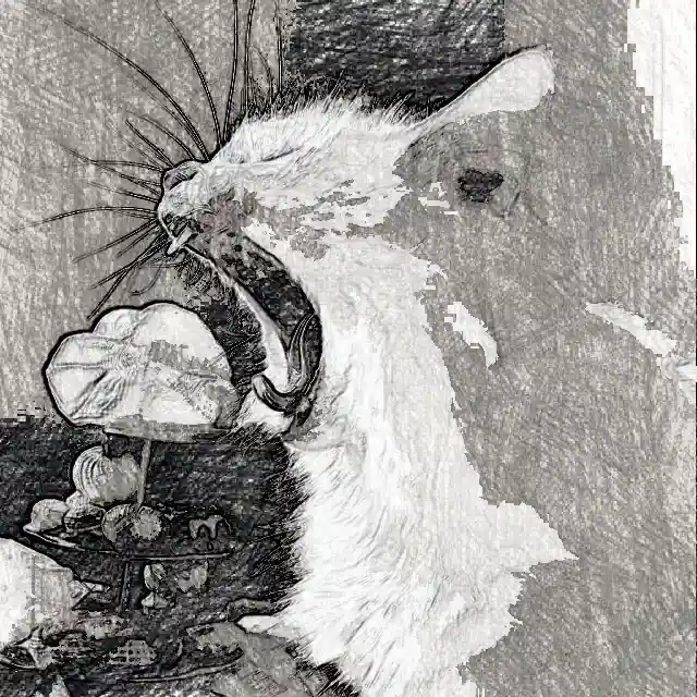 That's me, or rather a cole drawing of myself