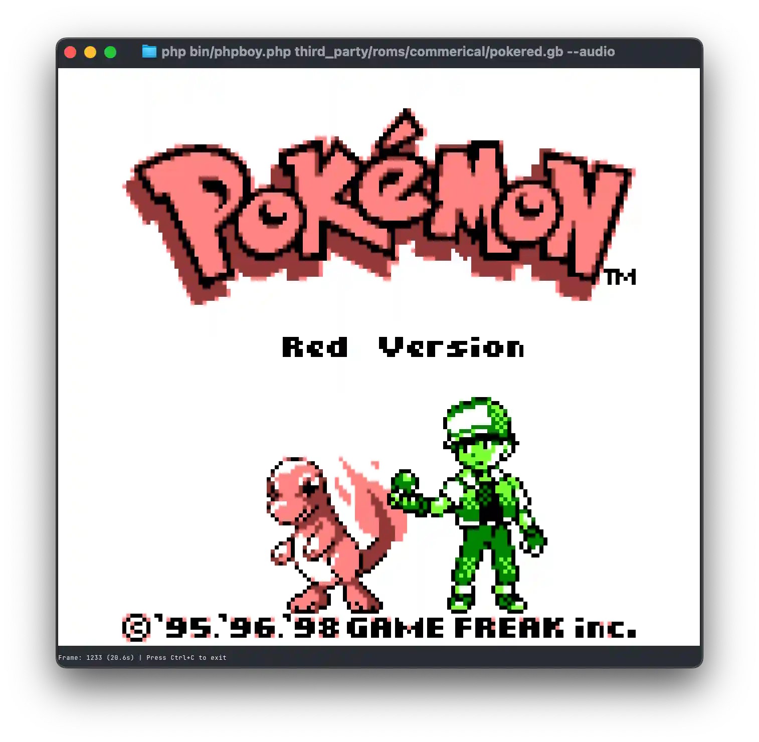 Pokemon Red CGB
