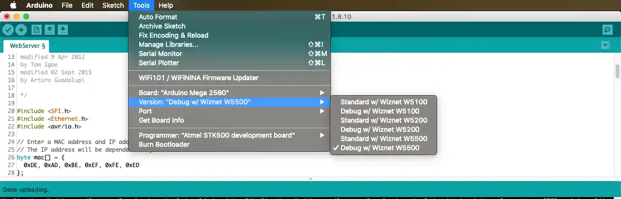 Image showing the Athena bootloader versions
