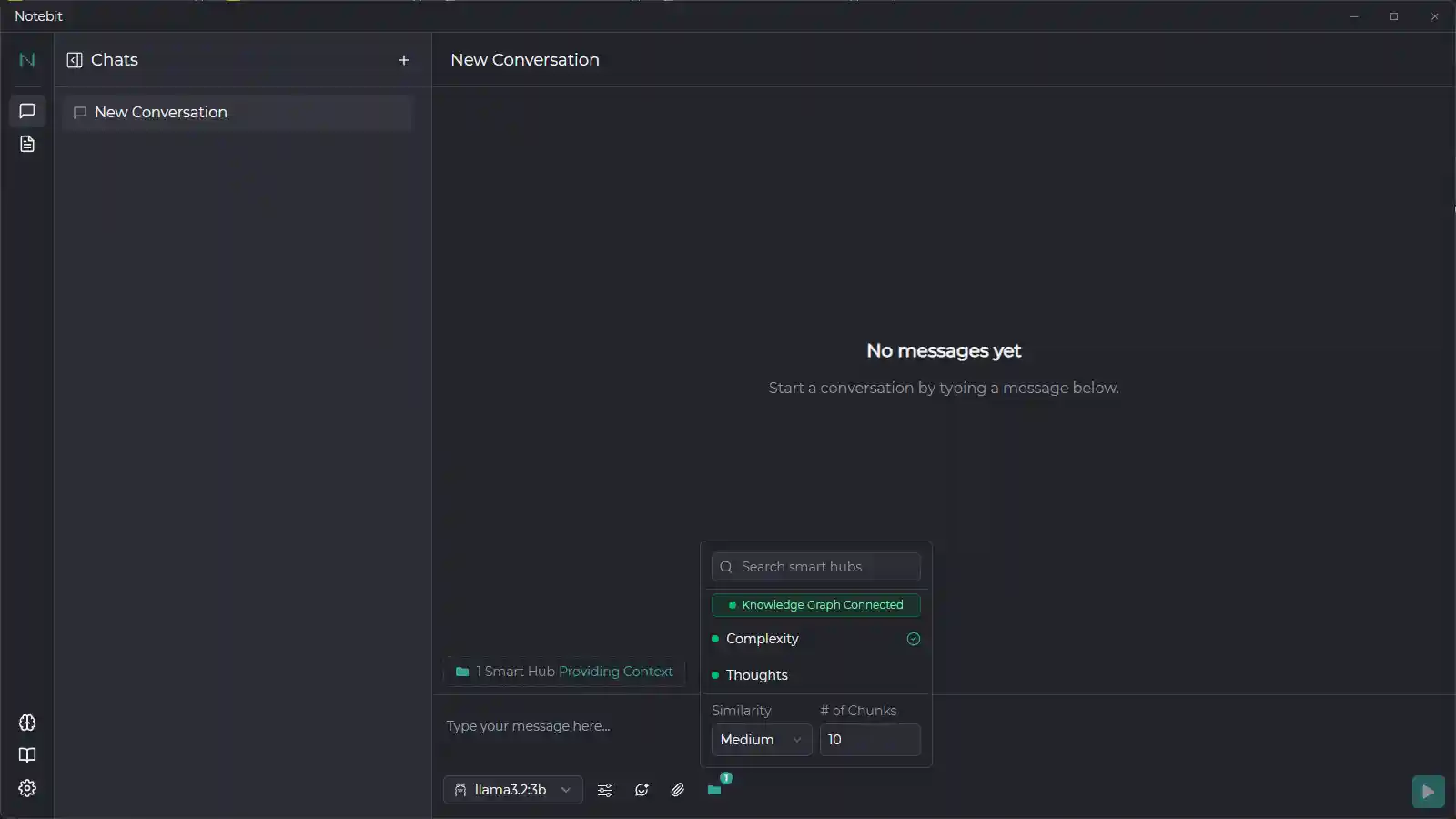 In-Chat Smart Hub Context