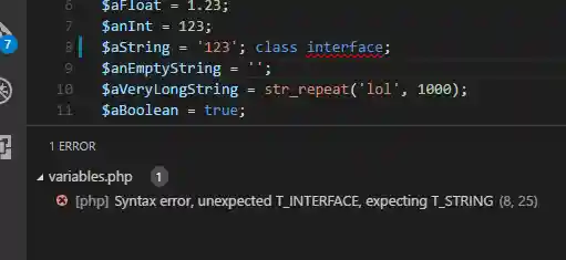Error reporting demo