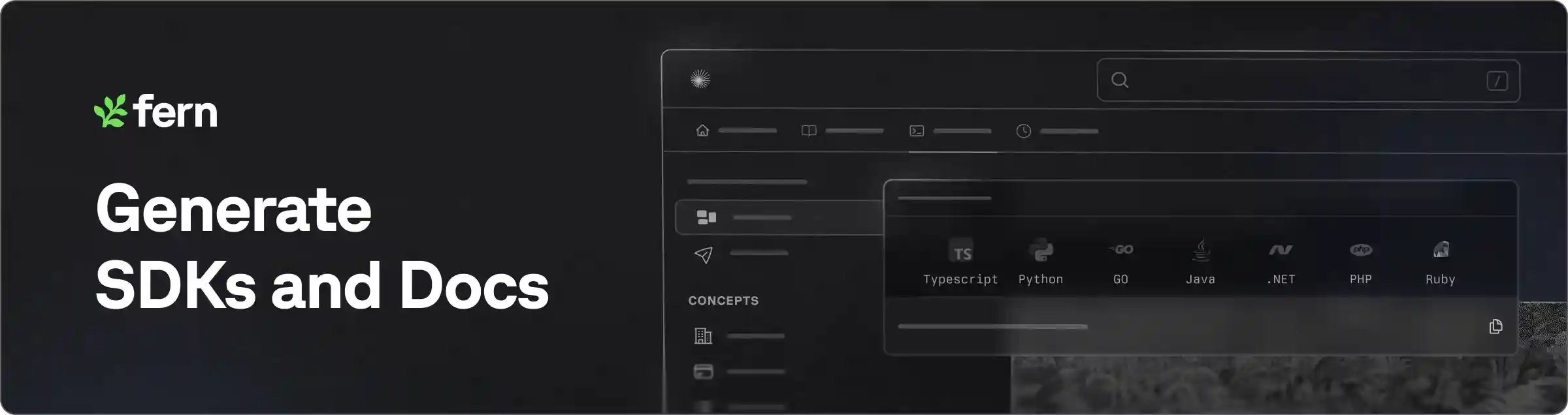 Fern SDK and Documentation Platform
