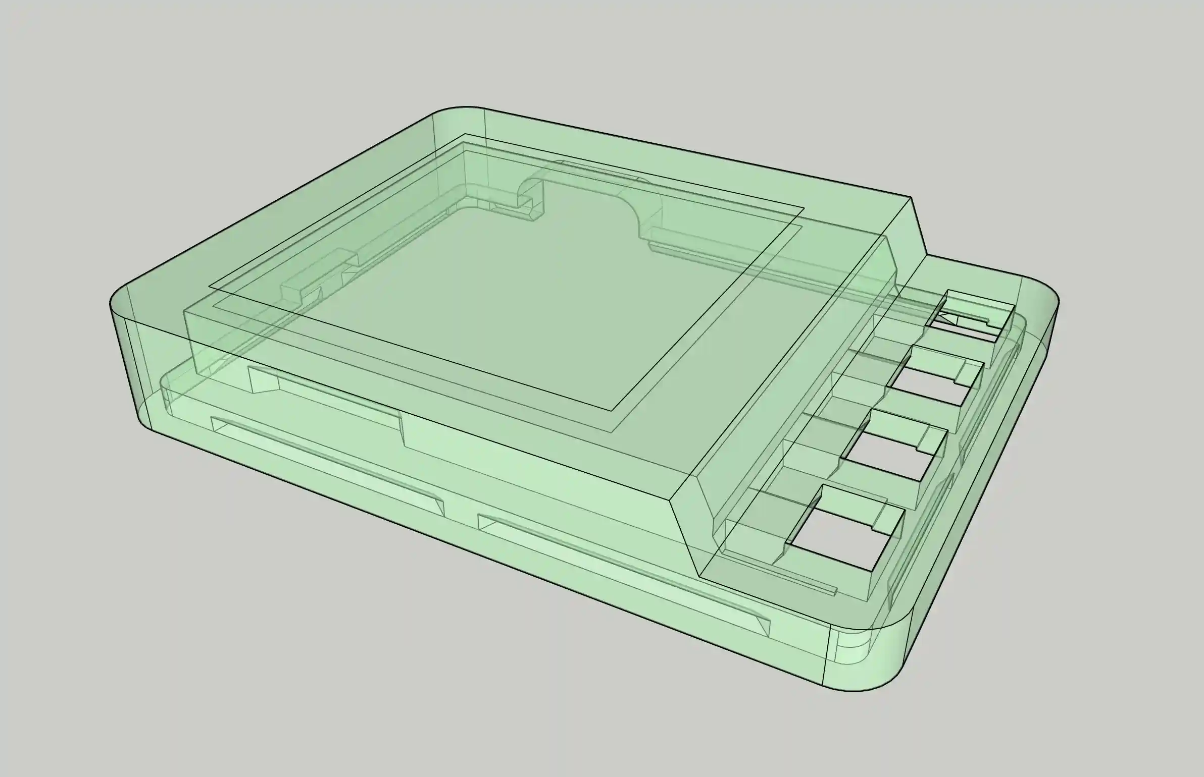 Harness Top X-ray View