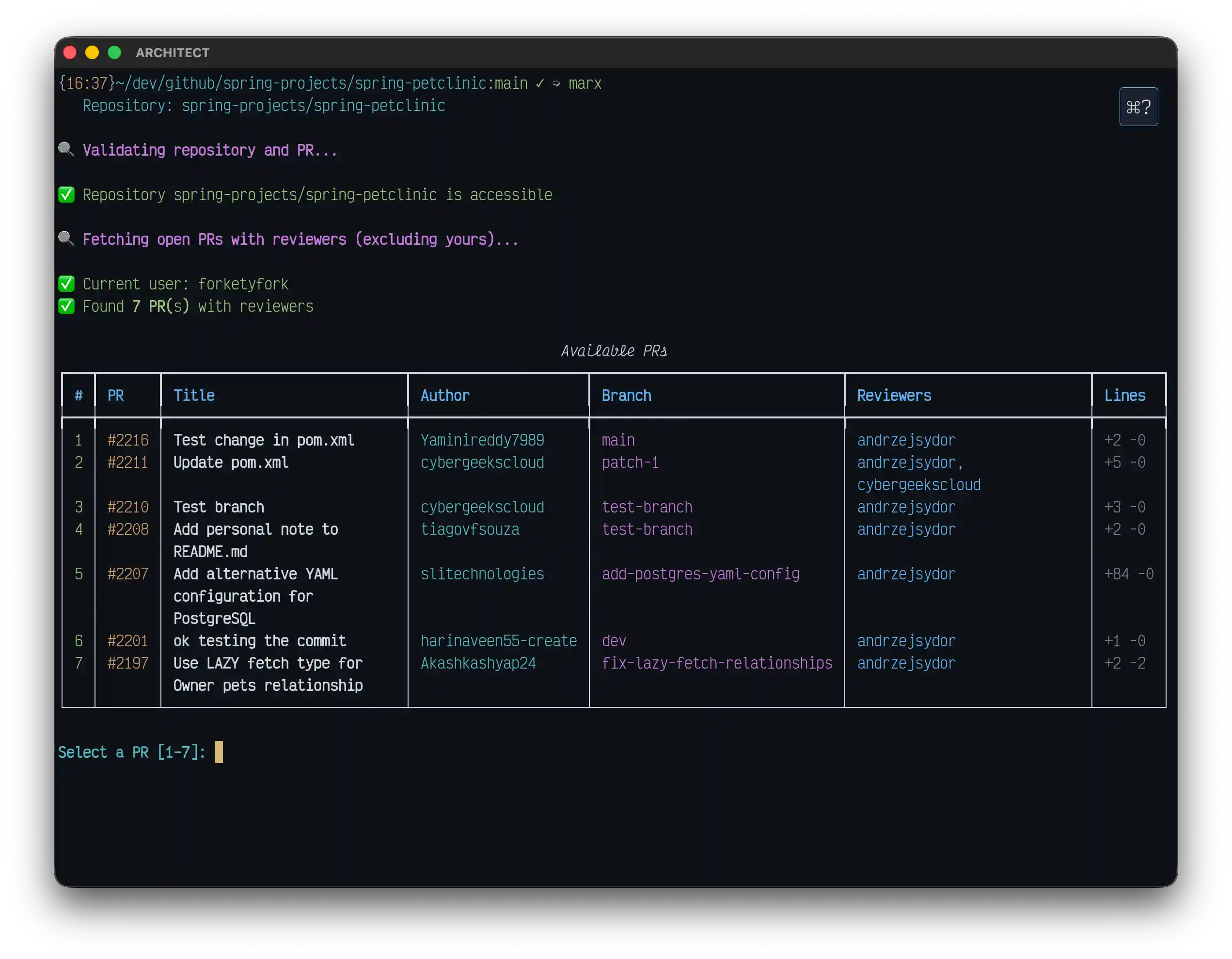 CLI summary