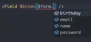 Type-based completion