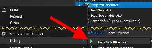 Run Projects Generator