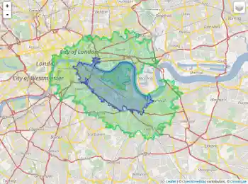 GraphHopper Isochrone API screenshot