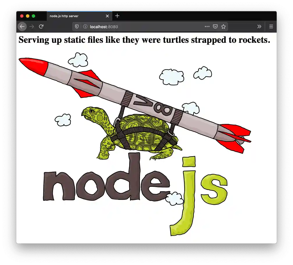 Example of running http-server