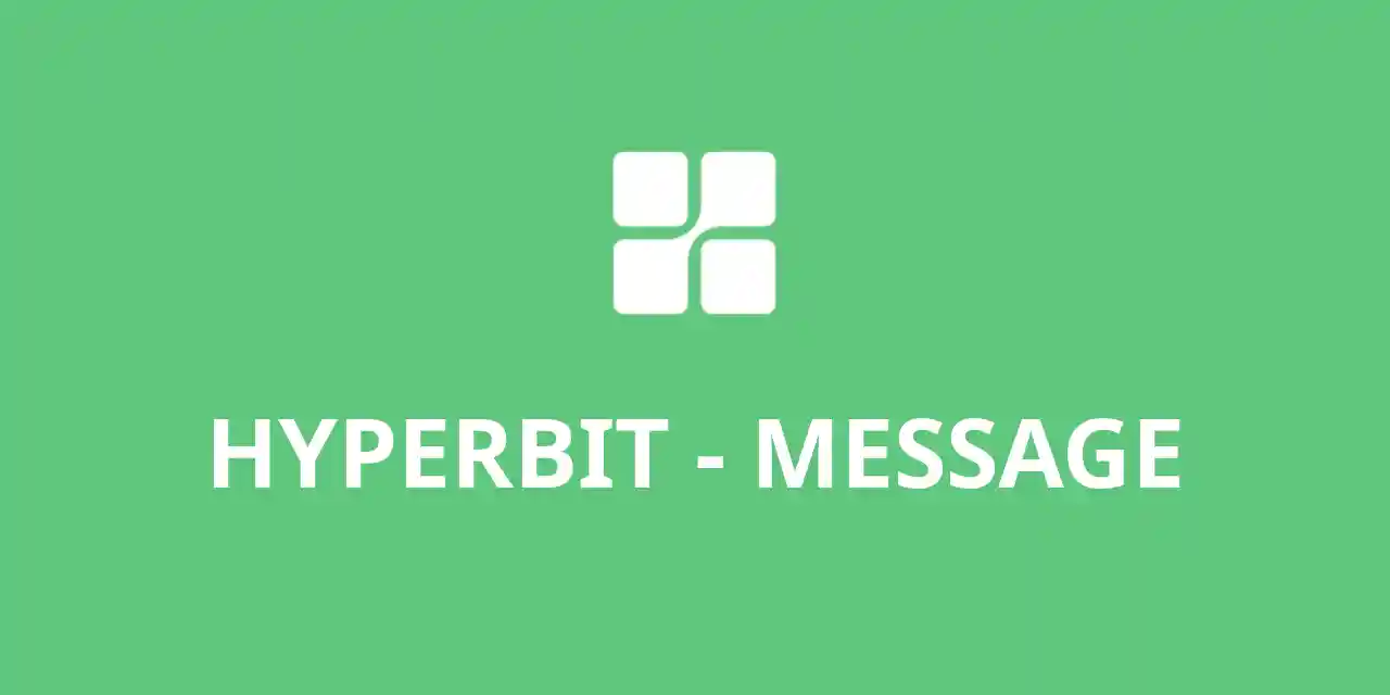 Hyperbit Message Banner