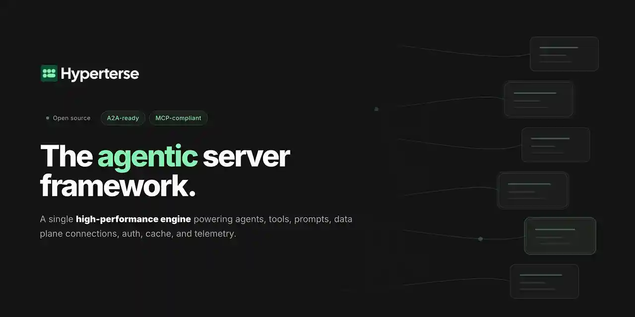 Hyperterse - connect your data to your agents.