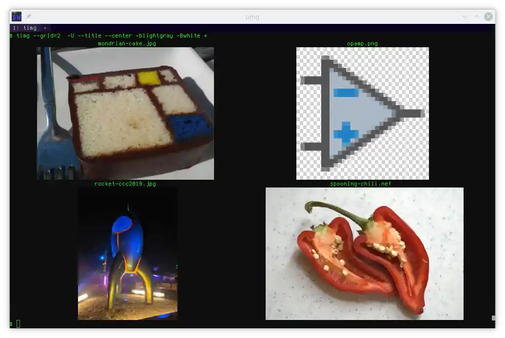 Grid view of 4 pictures