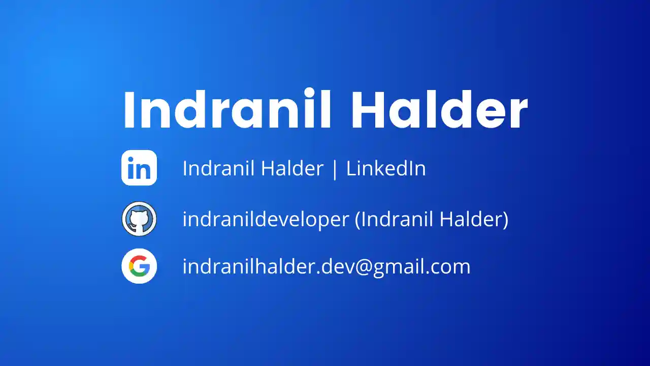 Indranil Halder