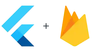Flutter + Firebase logo