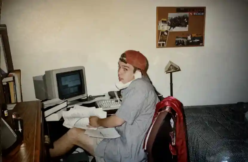 Me in the late 90s