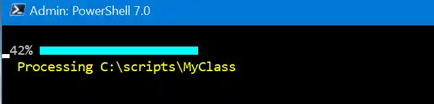 Write-ANSIProgress script