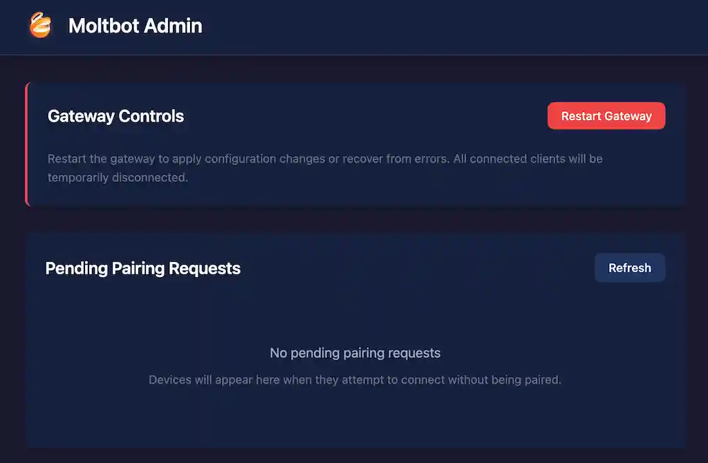 admin ui