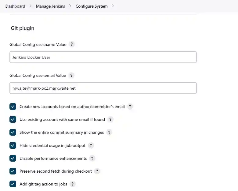 Global Configuration