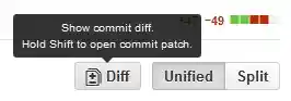 Github Commit Diff screenshot